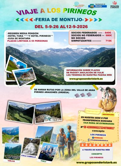 Cartel VIAJE A LOS PIRINEOS